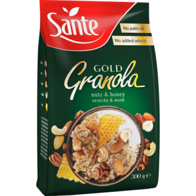 Sante Granola Gold - mogyorós-mézes 300 g